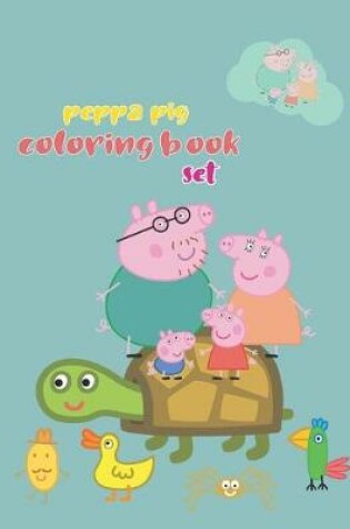 Cover of Peppa Pig Coloring Book Set