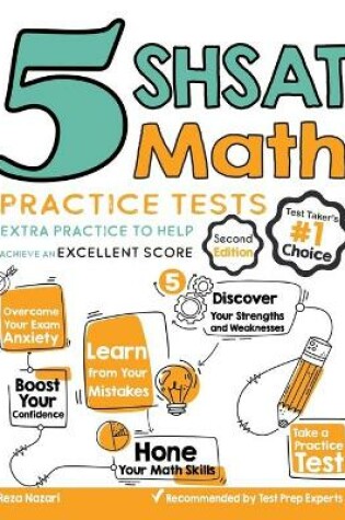 Cover of 5 SHSAT Math Practice Tests