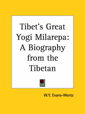 Book cover for Tibet's Great Yogi Milarepa: A Biography from the Tibetan (1928)