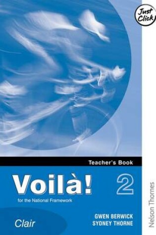 Cover of Voila! 2 Clair Teacher's Book