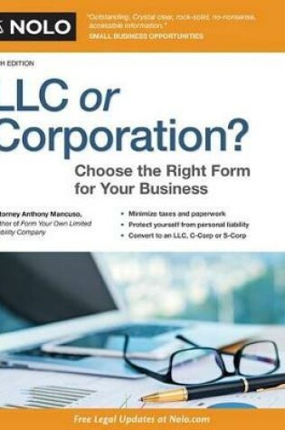 Cover of LLC or Corporation?