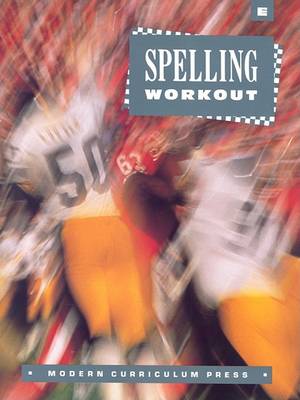 Book cover for MCP Spelling Workout Student E