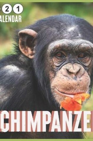 Cover of chimpanzee 2021 Wall calendar