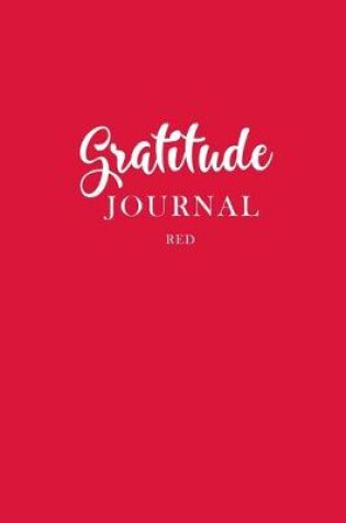 Cover of Gratitude Journal Red