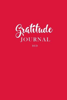 Book cover for Gratitude Journal Red
