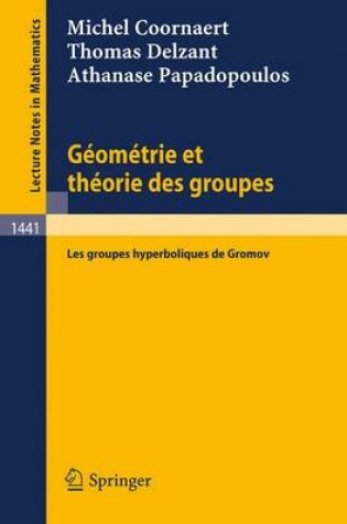 Cover of Geometrie Theorie DES Groupes