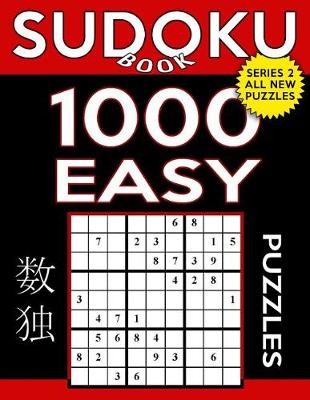 Book cover for Sudoku Book 1,000 Puzzles, 500 Easy and 500 Medium