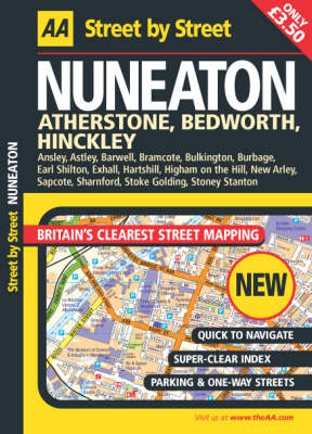 Cover of AA Street by Street Nuneaton
