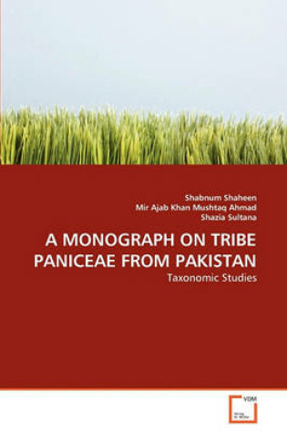 Cover of A Monograph on Tribe Paniceae from Pakistan