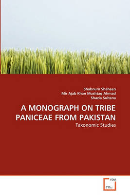 Book cover for A Monograph on Tribe Paniceae from Pakistan