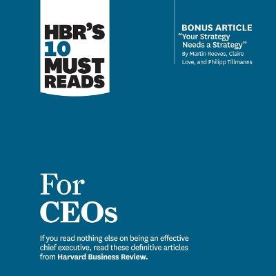 Book cover for Hbr's 10 Must Reads for Ceos