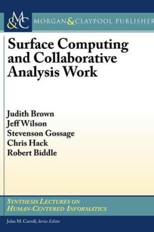 Cover of Surface Computing and Collaborative Analysis Work