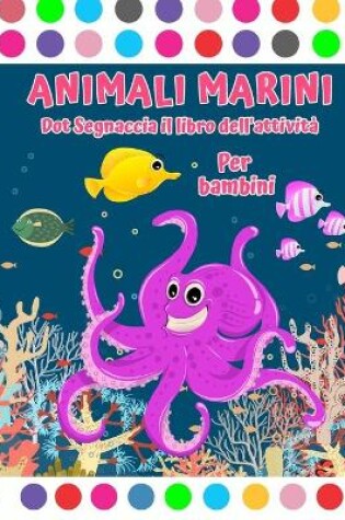 Cover of Libro di attività con pennarello per animali marini