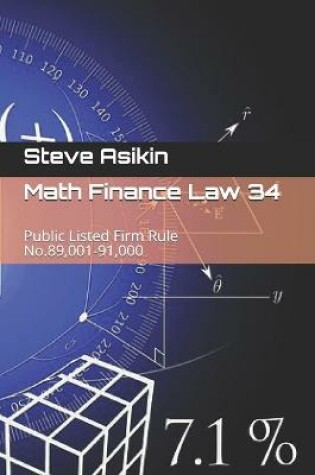 Cover of Math Finance Law 34