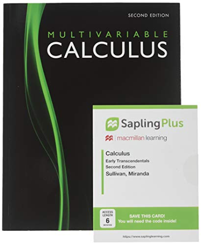 Book cover for Calculus: Early Transcendentals, Multivariable 2e & Saplingplus for Calculus 2e (Single Term Access)