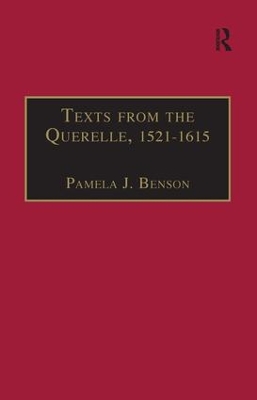 Cover of Texts from the Querelle, 1521-1615