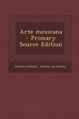 Cover of Arte Mexicana (Primary Source)