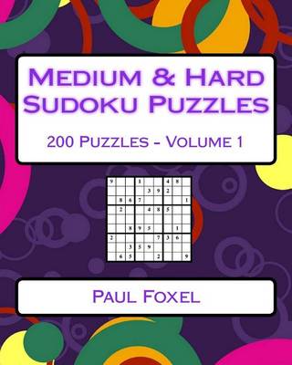 Book cover for Medium & Hard Sudoku Puzzles Volume 1