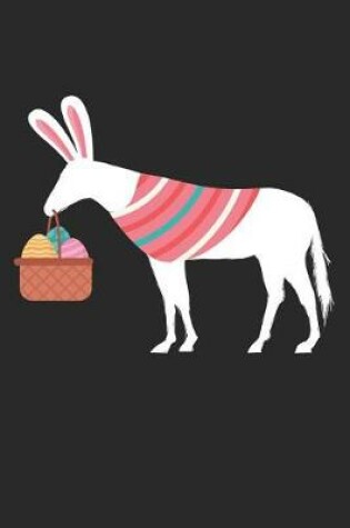 Cover of Easter Notebook - Easter Horse Journal - Easter Gift for Animal Lover - Horse Diary