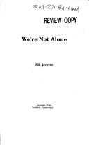 Book cover for We'RE Not Alone