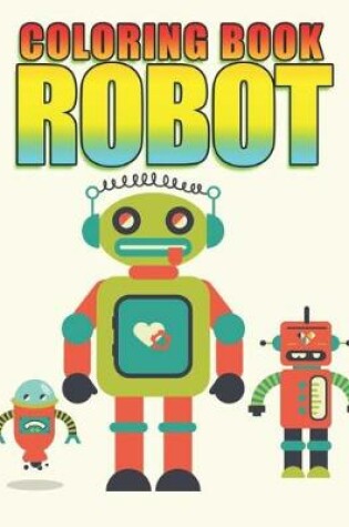 Cover of coloring book robot