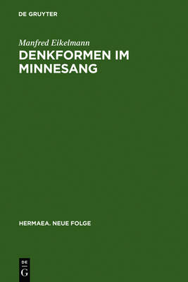 Book cover for Denkformen Im Minnesang