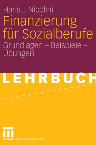 Cover of Finanzierung Fur Sozialberufe