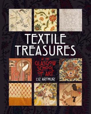 Book cover for Textile Treasures at the Glasgow School of Art