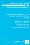 Book cover for Pop in Prosa