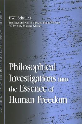 Book cover for Philosophical Investigations into the Essence of Human Freedom