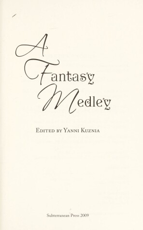 Book cover for A Fantasy Medley