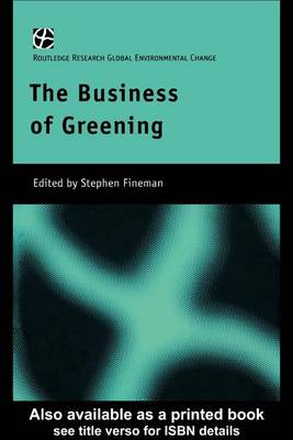 Book cover for The Business of Greening