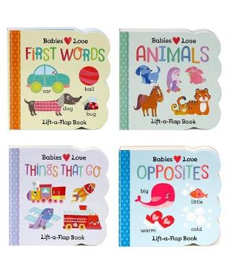 Book cover for Babies Love Animals, First Words, Things That Go, and Opposities 4 Pack