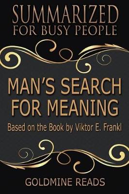 Book cover for Man's Search for Meaning - Summarized for Busy People