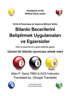Book cover for Drills & Exercises to Improve Billiard Skills (Turkish)