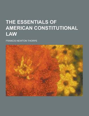 Book cover for The Essentials of American Constitutional Law