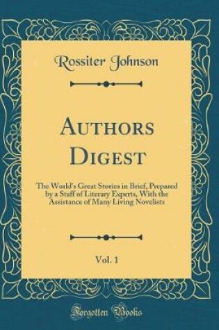 Cover of Authors Digest, Vol. 1