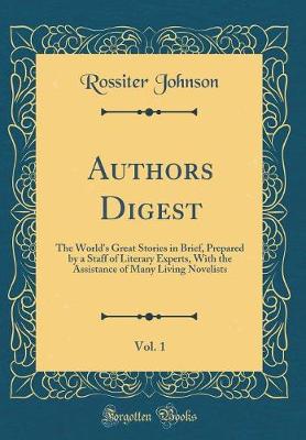 Book cover for Authors Digest, Vol. 1