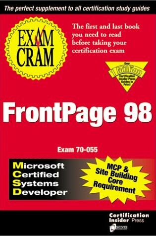 Cover of MCSD Frontpage Exam Cram