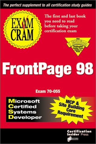 Book cover for MCSD Frontpage Exam Cram