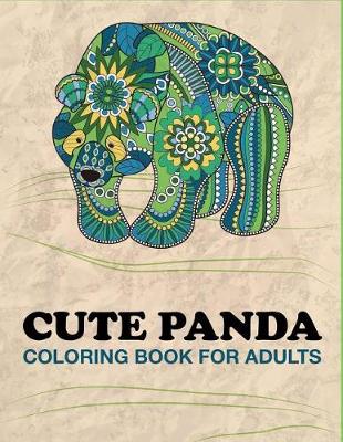 Book cover for Cute Panda Coloring Book for Adults