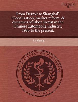 Book cover for From Detroit to Shanghai? Globalization