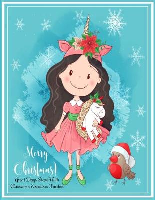 Book cover for Merry Christmas Unicorn Girl