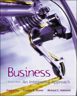 Book cover for Business an Integrative Framework