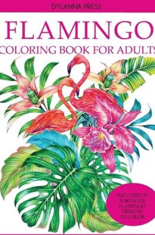 Cover of Flamingo Coloring Book for Adults