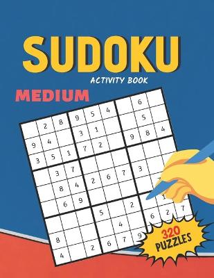 Book cover for Sudoku Activity Book Medium 320 Puzzles