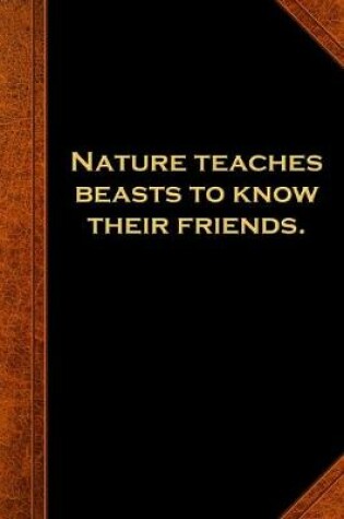 Cover of 2020 Daily Planner Shakespeare Quote Nature Beasts Friends 388 Pages