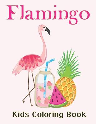 Book cover for Flamingo Kids Coloring Book