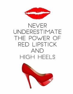 Book cover for Never Underestimate the Power of Red Lipstick and High Heels