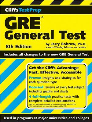 Book cover for CliffsTestPrepGRE General Test